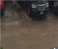 أمطار شديدة على كورنيش النيل والمعادي | فيديو 