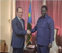 السفير المصري في جوبا يلتقي نائب رئيس جمهورية جنوب السودان
