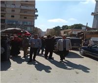 حملات مرافق وإزالة التعدي على حرم الطريق بمحافظة أسيوط 