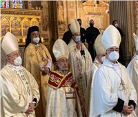 بطريرك الكاثوليك يشارك في القداس الختامي لمؤتمر «حوض المتوسط» بإيطاليا