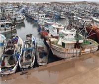 استمرار توقف حركة الملاحة في ميناء البحر المتوسط وبحيرة البرلس بكفر الشيخ 