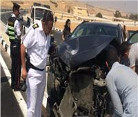 إصابة شخص في تصادم سيارة برصيف بطريق مصر إسكندرية الصحراوي