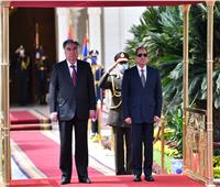 تفاصيل لقاء السيسي ورئيس جمهورية طاجيكستان | صور