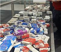 إحباط تهريب 3000 شريط أدوية بشرية عبر مطار القاهرة