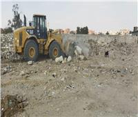 رفع مخلفات القمامة التاريخية من منطقة ورش حلوان