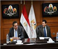 وزيرا الرياضة والتعليم العالي يبحثان إستضافة مصر لبطولة العالم للجامعات للأسكواش