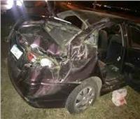 إصابة شخص في حادث تصادم سياره ملاكي بحدائق أكتوبر 