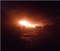 شاهد| حريق هائل في مصنع بلاستيك بمنطقة شبرا الخيمة
