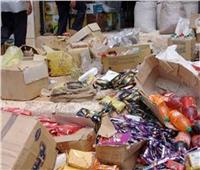 ضبط 12 طن مواد غذائية قبل بيعها بـ«السوق السوداء» بالجيزة 