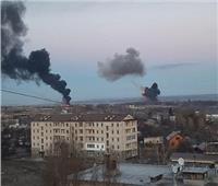 قصف على العاصمة الأوكرانية كييف.. وتصاعد أعمدة الدخان في سماء المدينة