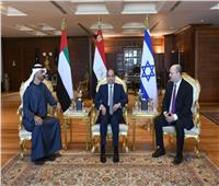 متحدث الرئاسة: السيسي يلتقي ولي عهد أبو ظبي ورئيس وزراء إسرائيل