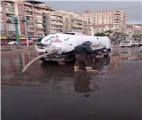 للتعامل مع مياه الأمطار الإسكندرية.. تواجد ميداني على مدار اليوم لجميع التنفيذيين
