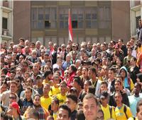 جامعة أسيوط تنظم مسيرة تحت شعار «الشعوب ضد التطرف والإرهاب»