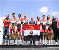 مصر تفوز بميدالية برونزية في اليوم الثالث لبطولة إفريقيا للدراجات 