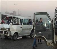 إصابة 11 شخصًا في حادث تصادم بطريق شبرا بنها الحر