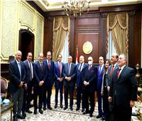 رئيس مجلس الشيوخ يستقبل رئيس حزب الوفد ‎‎