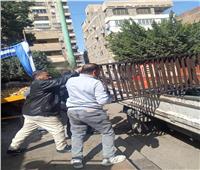 حملة مكبرة لرفع الإشغالات المخالفة من 3 شوارع بشرق مدينة نصر