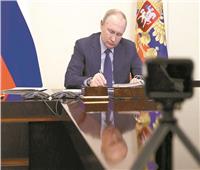 تعليمات من بوتين بتحصيل مدفوعات الغاز بـ«الروبل»
