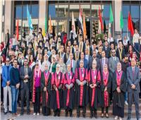 رئيس جامعة طنطا يشهد حفل تخريج دفعة جديدة من طلاب كلية الصيدلة