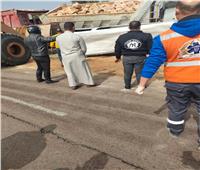 إصابة 20 شخصًا في حادث تصادم بين 11 سيارة بـ«الإسكندرية الصحراوي»| فيديو وصور