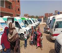 الكشف على 900 مواطن في قافلة طبية لقرية أبوعياد بالإسماعيلية 