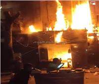 السيطرة على حريق شب داخل محل تجاري بشبرا 