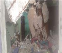مصرع طفل وإصابة 2 في انهيار جزئي لعقار في الإسكندرية| صور 