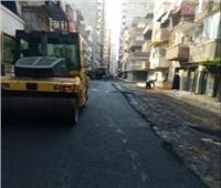 تنفيذ أعمال رصف لـ500 شارع بمنطقة العصافرة القبلية بشرق الإسكندرية