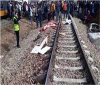 مصرع شخص صدمه قطار حال عبوره مزلقان بقرية بلتان بالقليوبية