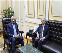 محافظ الجيزة يستقبل سفير الأردن بمصر