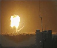الطيران الإسرائيلي يقصف غرب خانيونس في قطاع غزة| فيديو