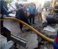 محافظ الشرقية يُتابع أعمال إصلاح كسر خط مياه الشرب بمدينة الزقازيق
