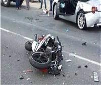 مصرع وإصابة 3 في حادث انقلاب دراجة نارية بكفر الشيخ