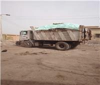 رفع ألف طن من المخلفات الصلبة والقمامة وإخلاء المقلب الوسيط لمدينة المنيا 