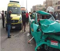 إصابة 4 أشخاص في انقلاب سيارة ربع نقل على الطريق الدولي بكفرالشيخ