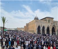 150 ألفا يؤدون صلاة الجمعة بالمسجد الأقصى
