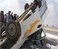 إصابة 5 عمال في انقلاب سيارة ربع نقل ببني سويف 