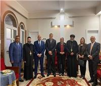 قنصل مصر العام في ميلانو تشارك بقداس عيدالقيامة المجيد