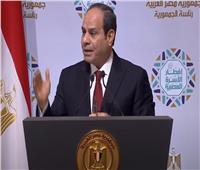 الرئيس السيسي: المواطن المصري هو الداعم الأول للدولة في مسيرة البناء والتنمية