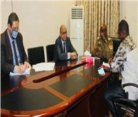 السفير المصري في واجادوجو يلتقي وزير إدارة الأراضي والأمن البوركيني