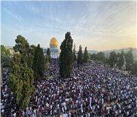 200 ألف مصلٍّ يؤدون صلاة عيد الفطر في المسجد الأقصى| صور