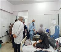 توافر الأمصال والفصائل المختلفة للدم والأدوية بمستشفى أولاد صقر بالشرقية