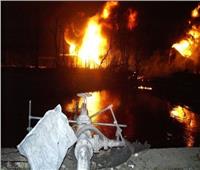 قصف روسي يشعل النار بمحطات طاقة أوكرانية | فيديو 
