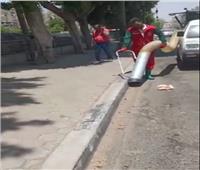 بدء استخدام سيارات شفط القمامة من شوارع القاهرة لأول مرة