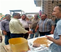 رئيس مدينة أشمون يتابع إنتظام عمليات توريد القمح بالصوامع