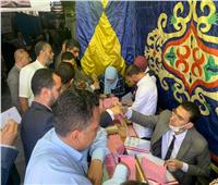 محامو شمال الجيزة يدلون بأصواتهم  في انتخابات منصب النقيب الفرعي| صور