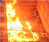 اندلاع حريق هائل بورشة خشب فى الإسكندرية 