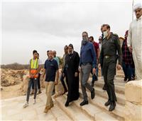 وزير السياحة يتفقد موقع أبو مينا الأثري بعد خفض منسوب المياه الجوفية |فيديو و صور