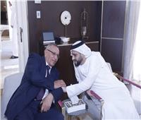 رئيس الوفد يُقدّم واجب العزاء في الشيخ خليفة بن زايد بسفارة الإمارات 