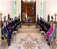 الرئيس السيسي يستقبل المشاركين في جمعية مجلس كنائس الشرق الأوسط